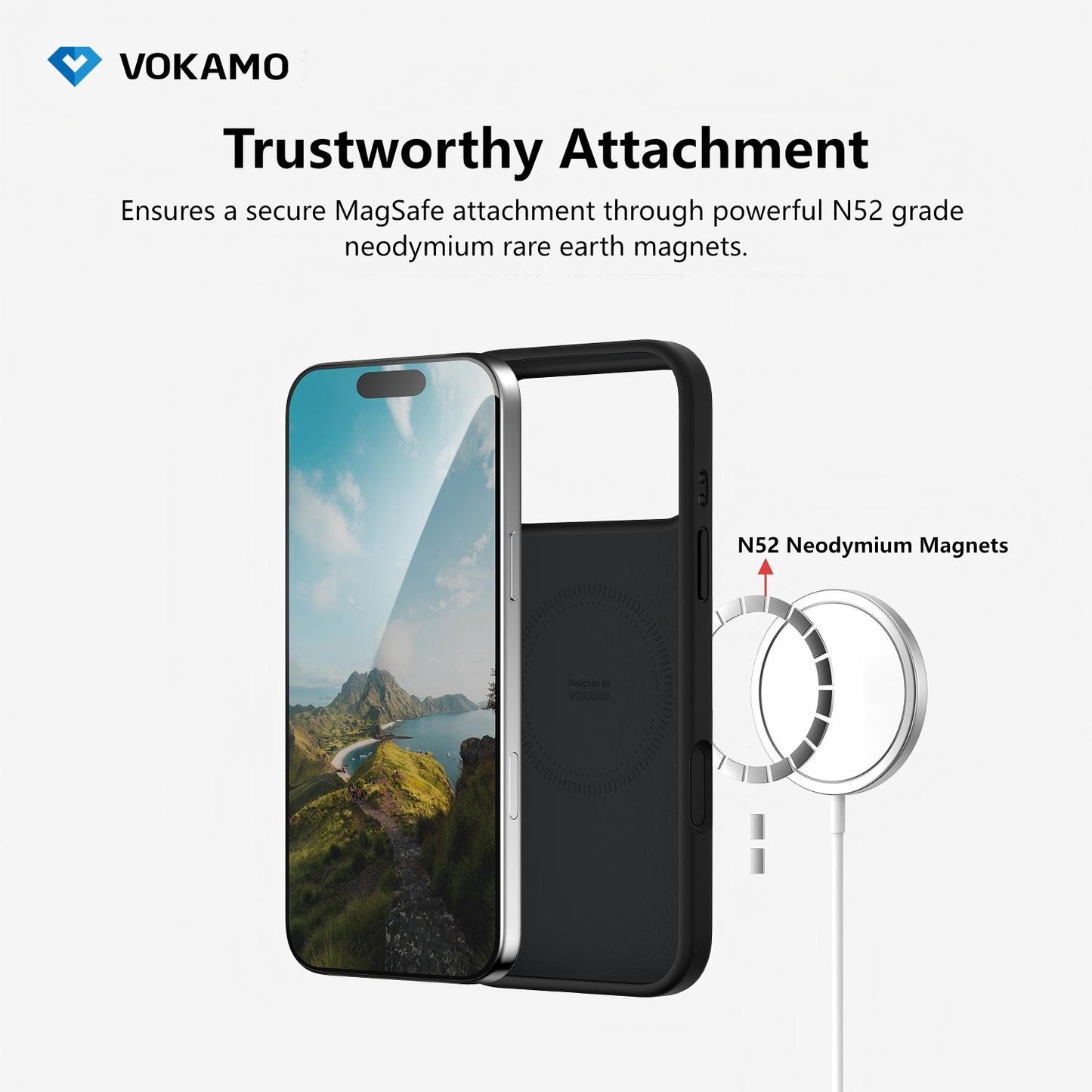 For iPhone 17 Pro Liquid Silicone MagSafe Magnetic Phone Case for iPhone 17 Pro Max - VOKAMO