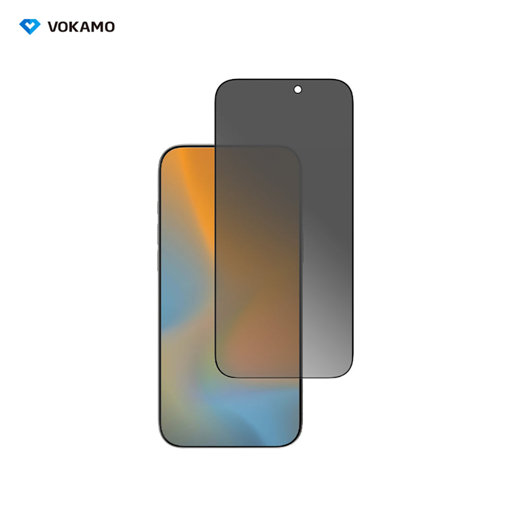VOKAMO Privacy Screen Protector for iPhone 16 Anti Spy Tempered Glass for Apple iPhone 16 Pro Max