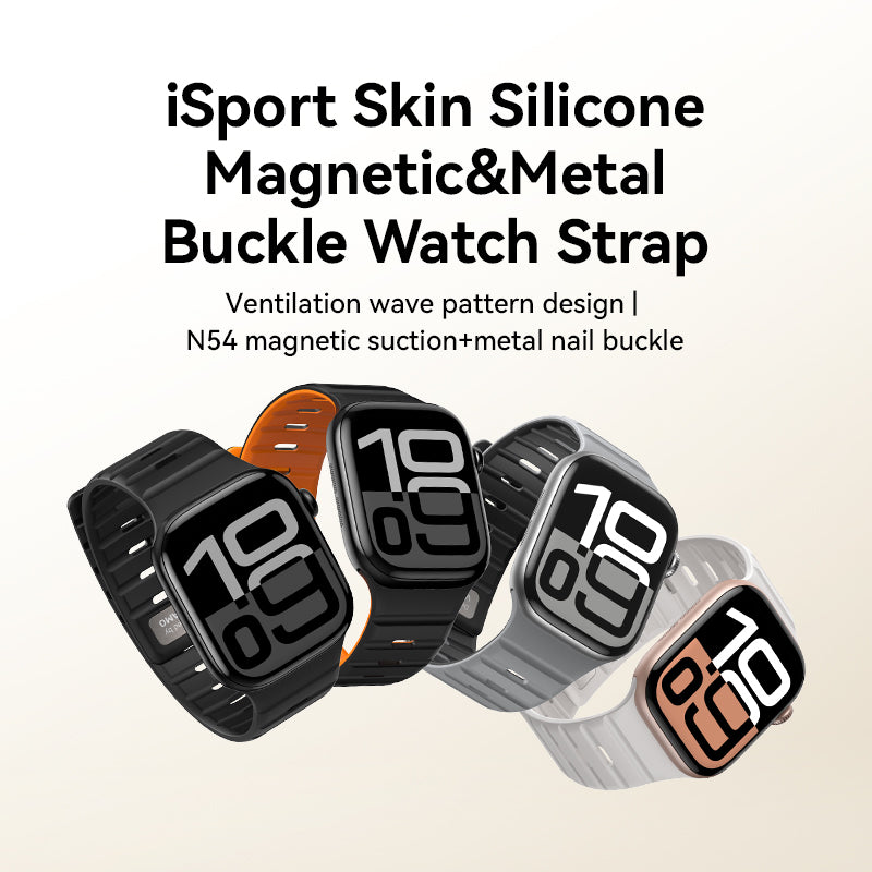 VOKAMO Universal Fit Silicone Magnetic Apple Watch Bands For Apple Watch