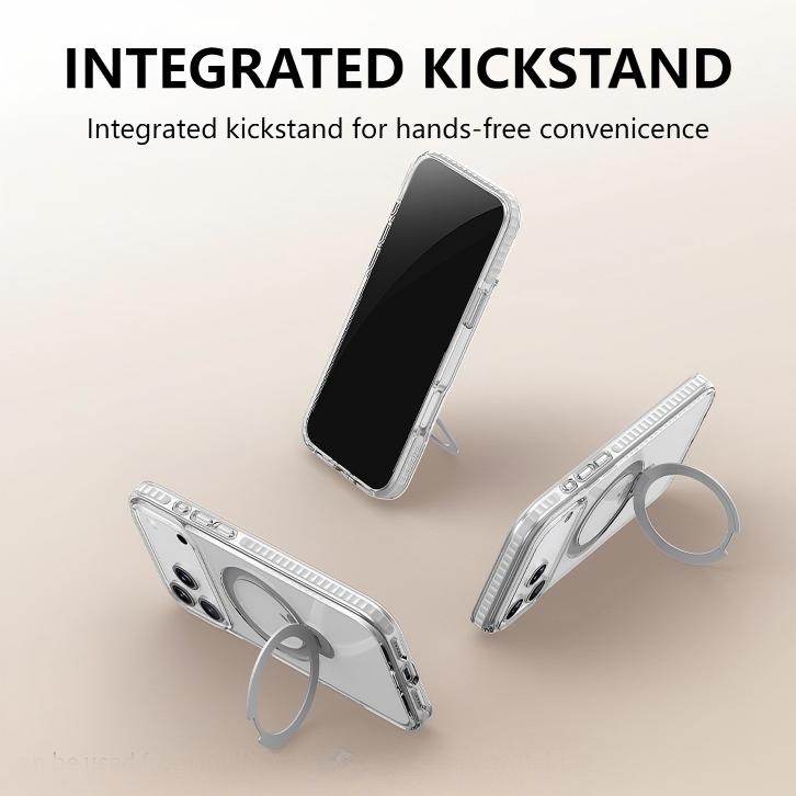 Stand Guard Protective Case for iPhone 17 MagSafe Compatible Drop Test Phone Case for iPhone 17 Pro Max -VOKAMO