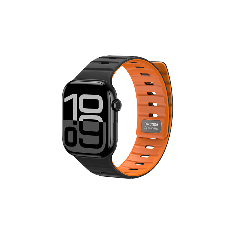 VOKAMO Universal Fit Silicone Magnetic Apple Watch Bands For Apple Watch