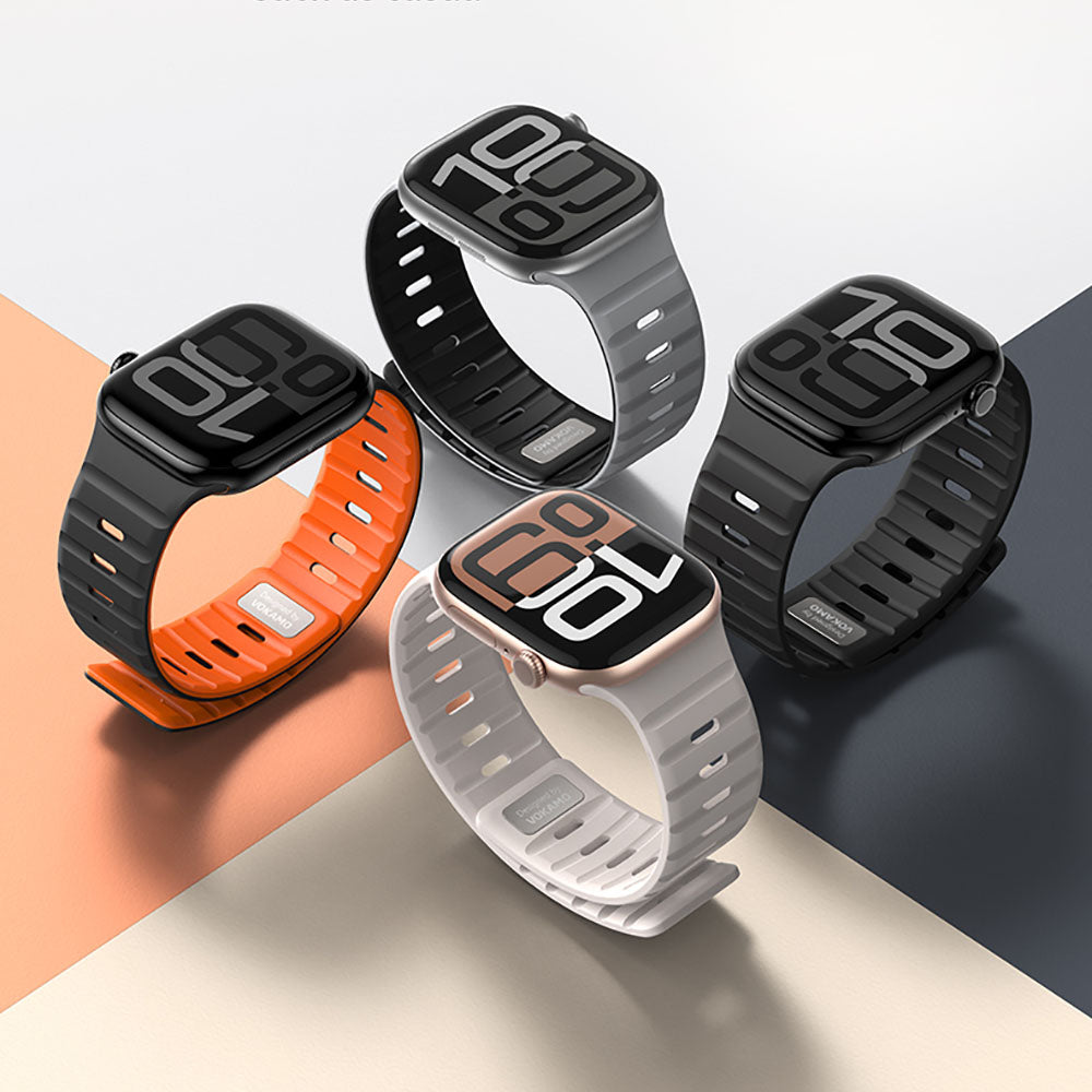 VOKAMO Universal Fit Silicone Magnetic Apple Watch Bands For Apple Watch