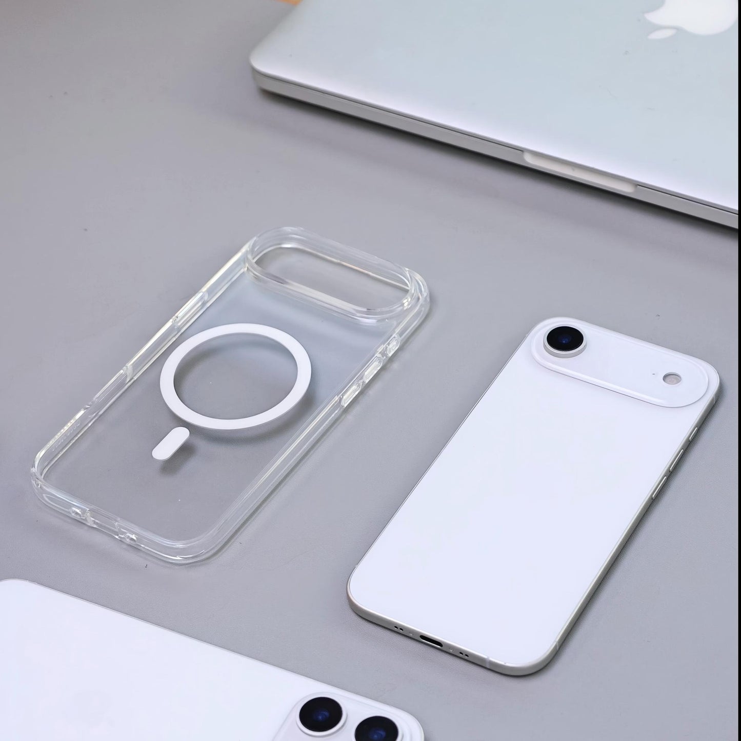 Clear iPhone 17 Phone Case MagSafe Compatible Anti-Yellowing Transparent Protective Case- VOKAMO