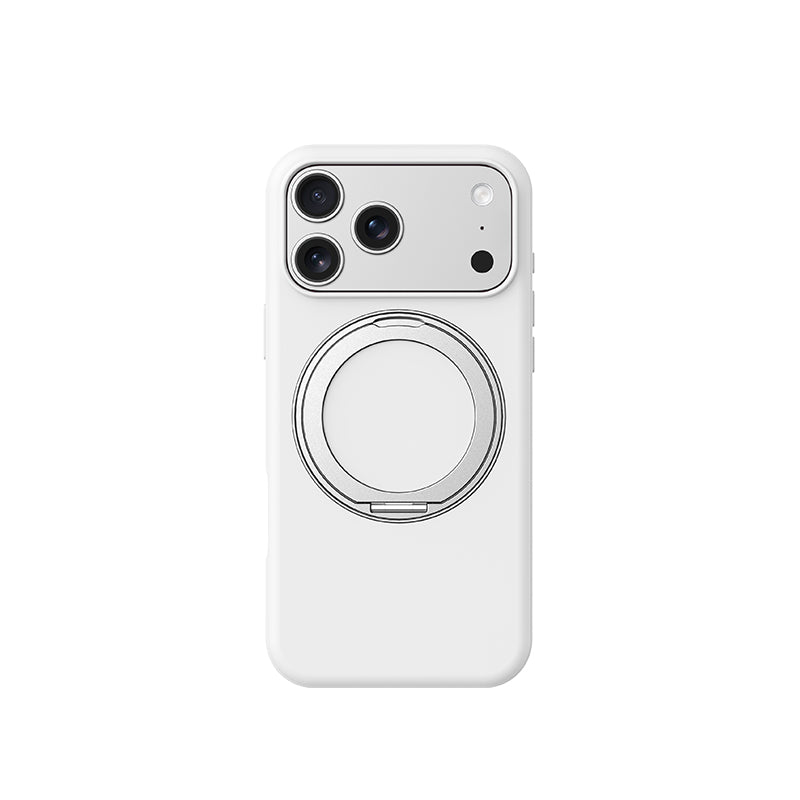 VOKAMO 360 Rotation Magnetic Ring Stand Case for iPhone 18 Pro Max, Shockproof PC TPU Hybrid Mobile Cover with Kickstand
