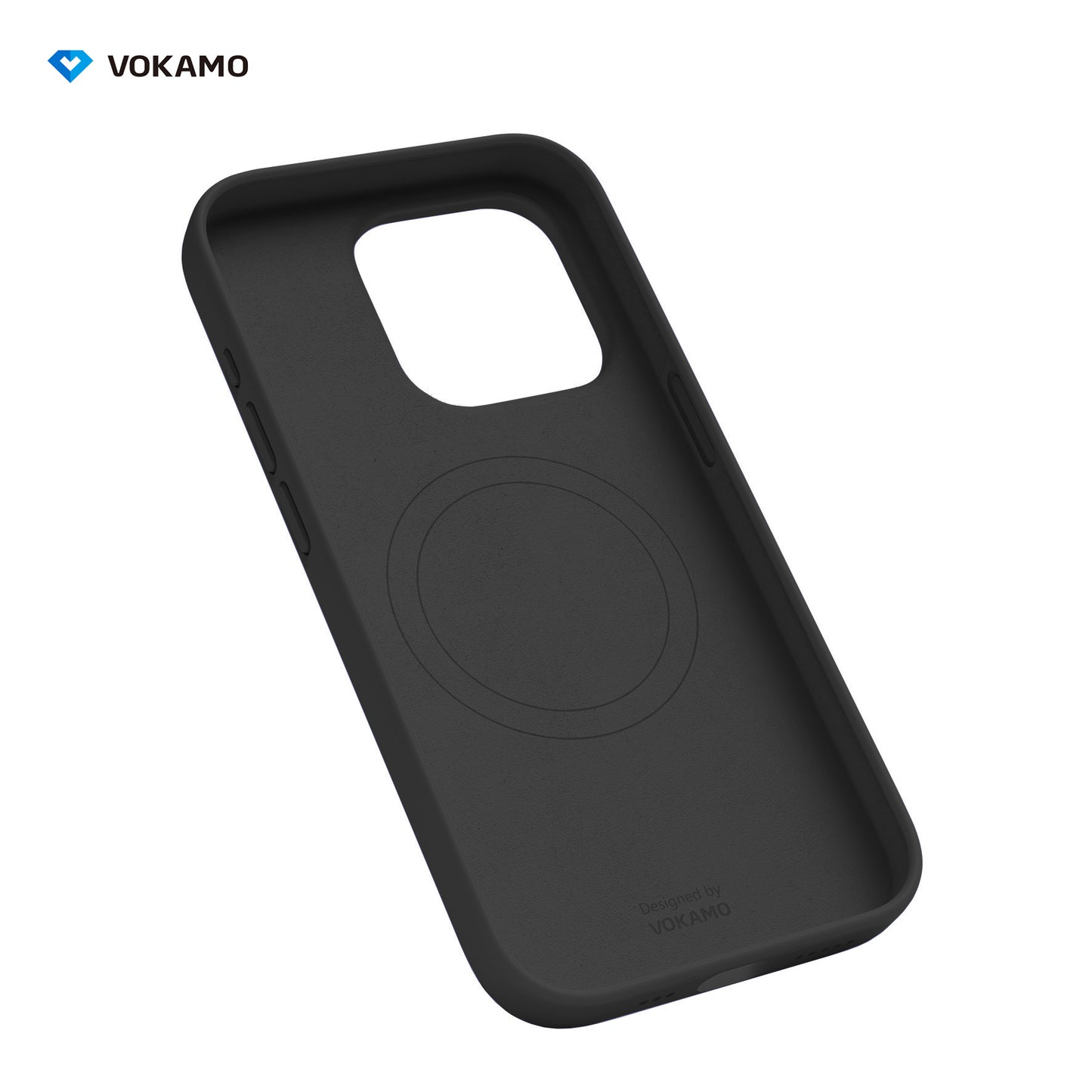 VOKAMO Silicone iPhone Magnetic Case Soft Protective Case Cover For iPhone 15/15 Pro Max/15 Pro/15 Plus