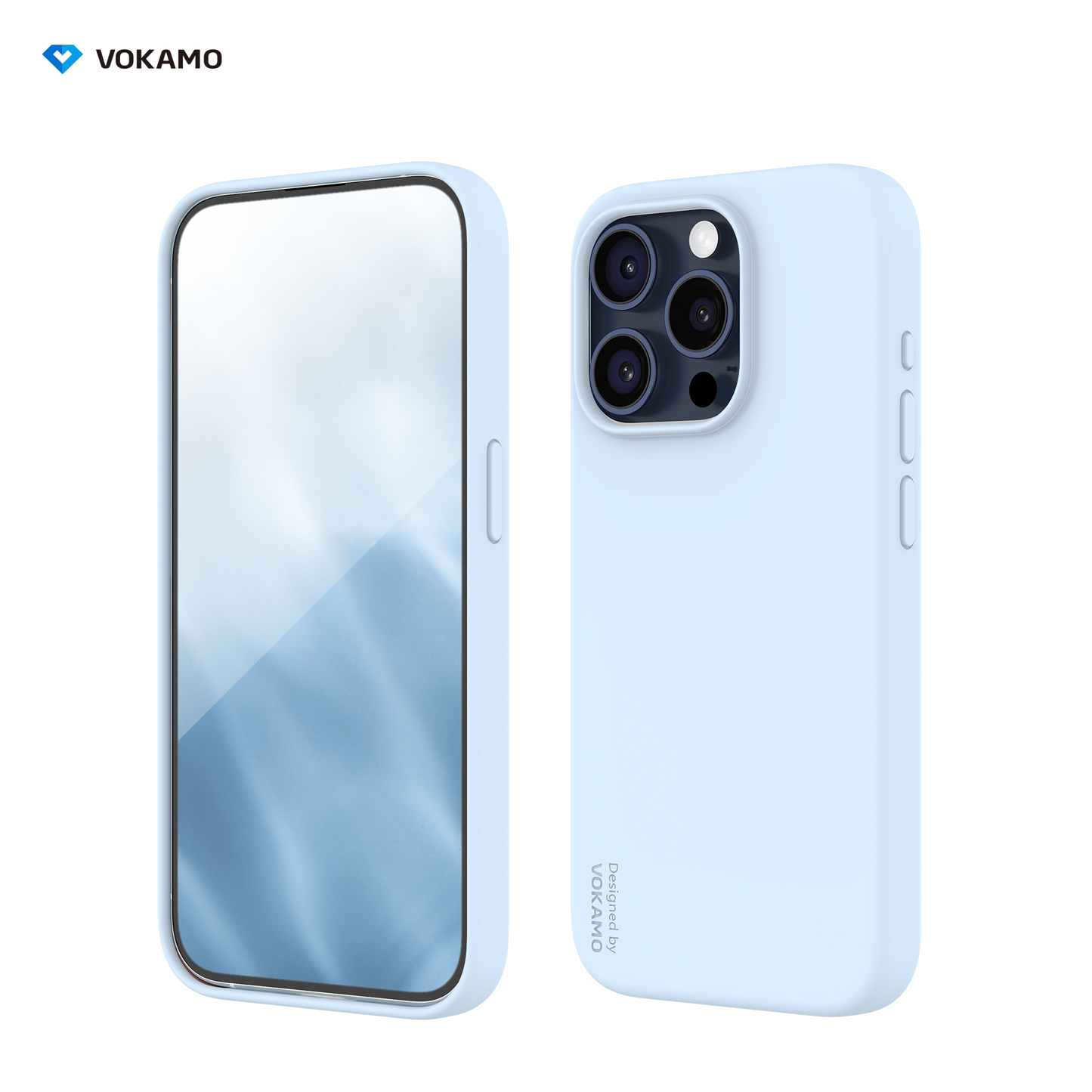 VOKAMO Silicone iPhone Magnetic Case Soft Protective Case Cover For iPhone 15/15 Pro Max/15 Pro/15 Plus