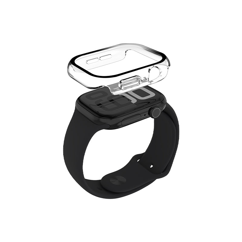 VOKAMO Watch Bumper Case with Tempered Glass Compatible with Apple Watch 42mm 46mm