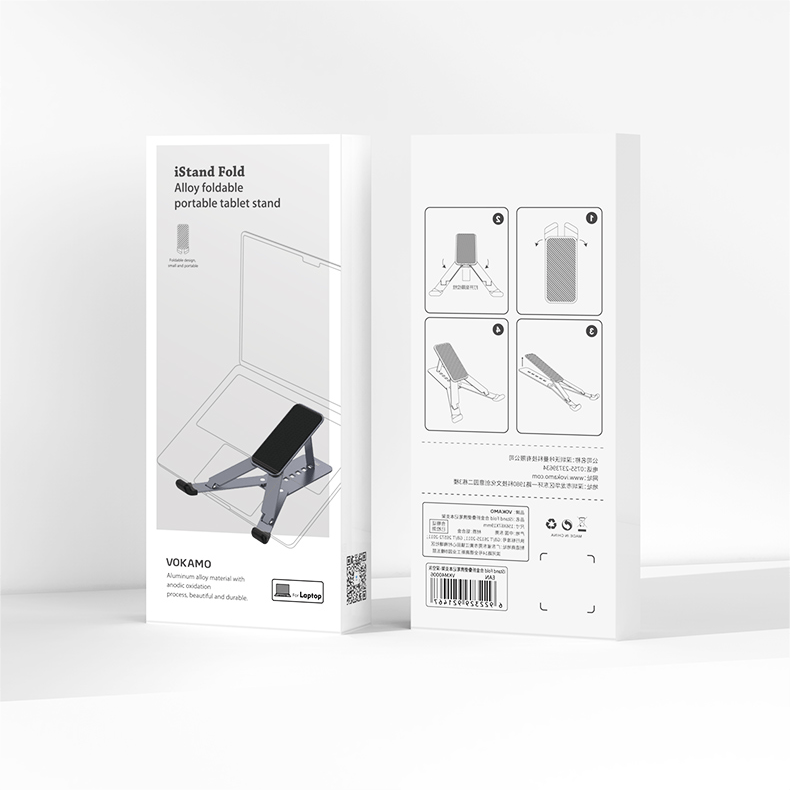 Alloy Portable Laotp Stand Tablet Holder Foldable - VOKAMO