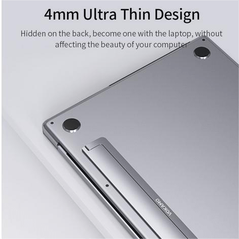 Invisible Ulta - Thin Laptop Stand Adhesive Portable - VOKAMO