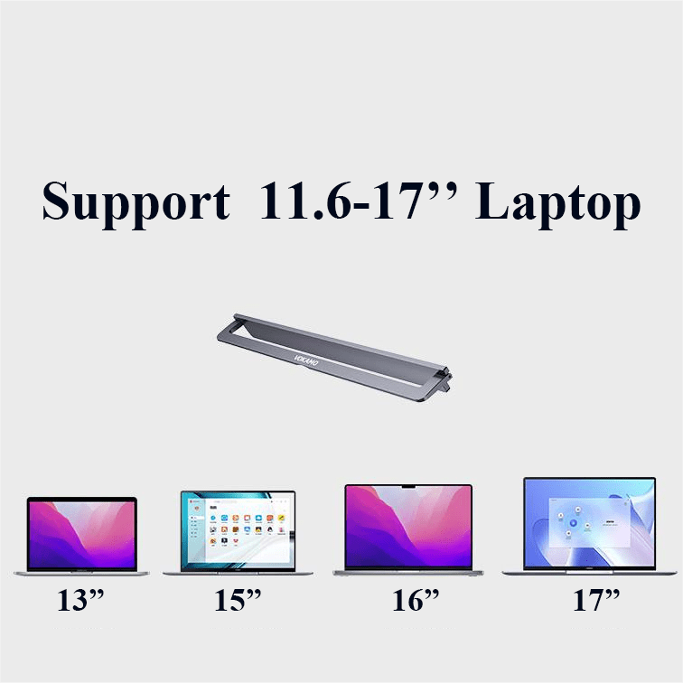 Invisible Ulta - Thin Laptop Stand Adhesive Portable - VOKAMO