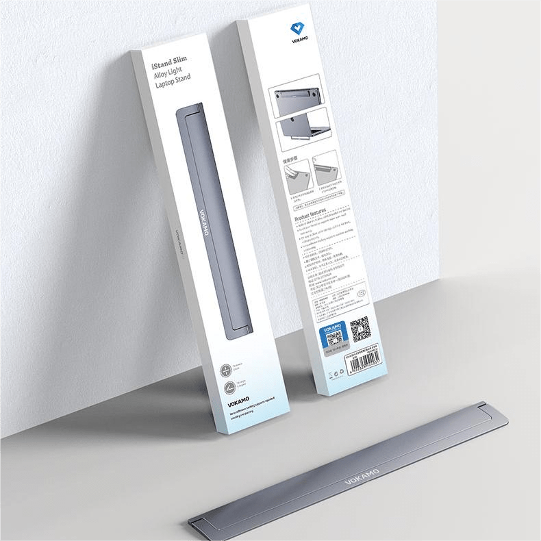 Invisible Ulta - Thin Laptop Stand Adhesive Portable - VOKAMO