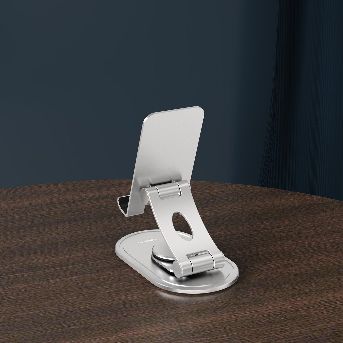Phone Holder Stand Mounnt,Foldable Aluminum Alloy Adjustable - VOKAMO