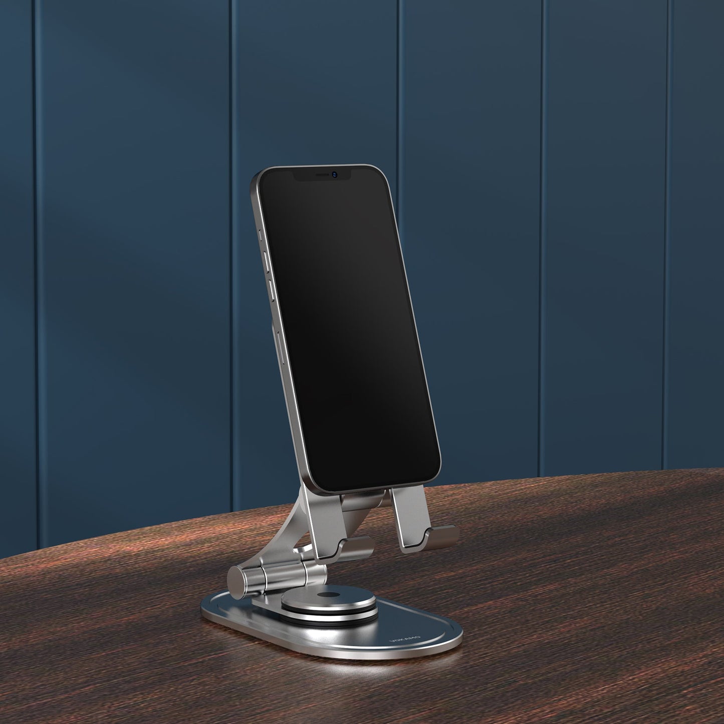 Phone Holder Stand Mounnt,Foldable Aluminum Alloy Adjustable - VOKAMO