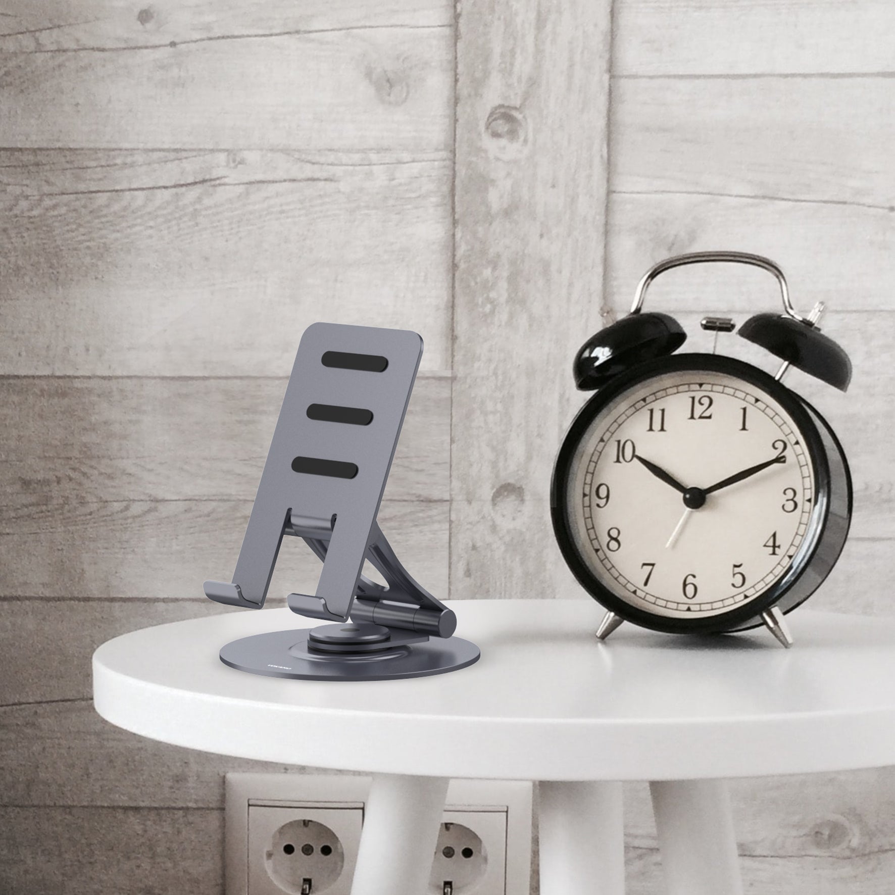 Tablet Stand Holder for iPad,Foldable,Aluminum,360° Rotating,Adjustable - VOKAMO