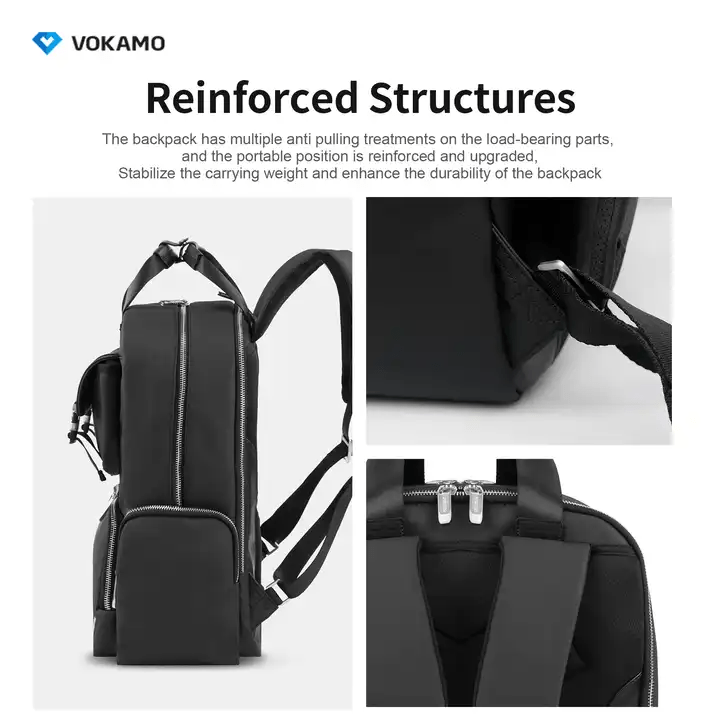 VOKAMO 16 Inches Backpack Bags For Men,Business Travel Bag with Large Capacity - VOKAMO