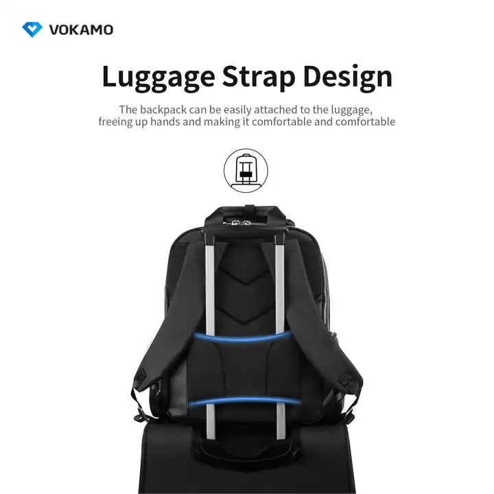 VOKAMO 16 Inches Backpack Bags For Men,Business Travel Bag with Large Capacity - VOKAMO