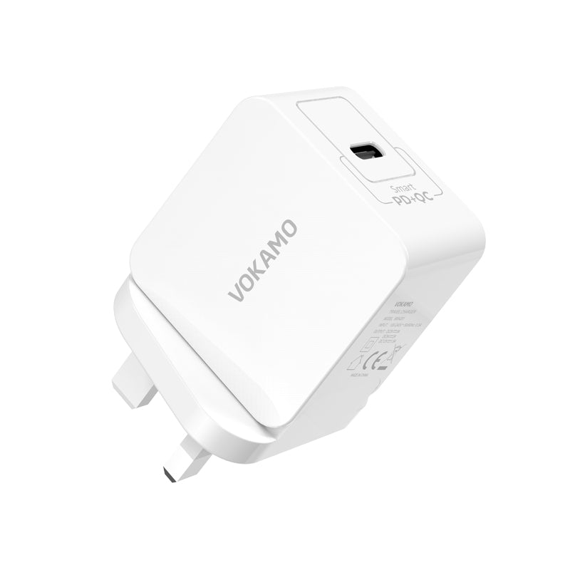 VOKAMO 18W USB - C PD Wall Charger,Type - C Fast Charging Adapter - VOKAMO