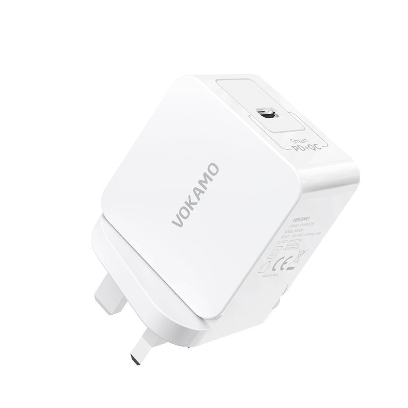 VOKAMO 18W USB - C PD Wall Charger,Type - C Fast Charging Adapter - VOKAMO