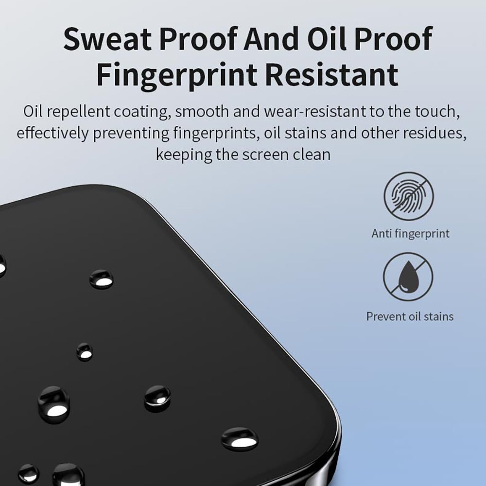 VOKAMO 3D HD Screen Protector Glass For iPhone 16 3d Tempered Glass Curved Full Cover For iPhone 16 Pro Max - VOKAMO