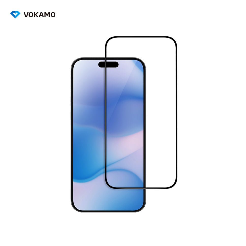 VOKAMO 3D HD Screen Protector Glass For iPhone 16 3d Tempered Glass Curved Full Cover For iPhone 16 Pro Max - VOKAMO
