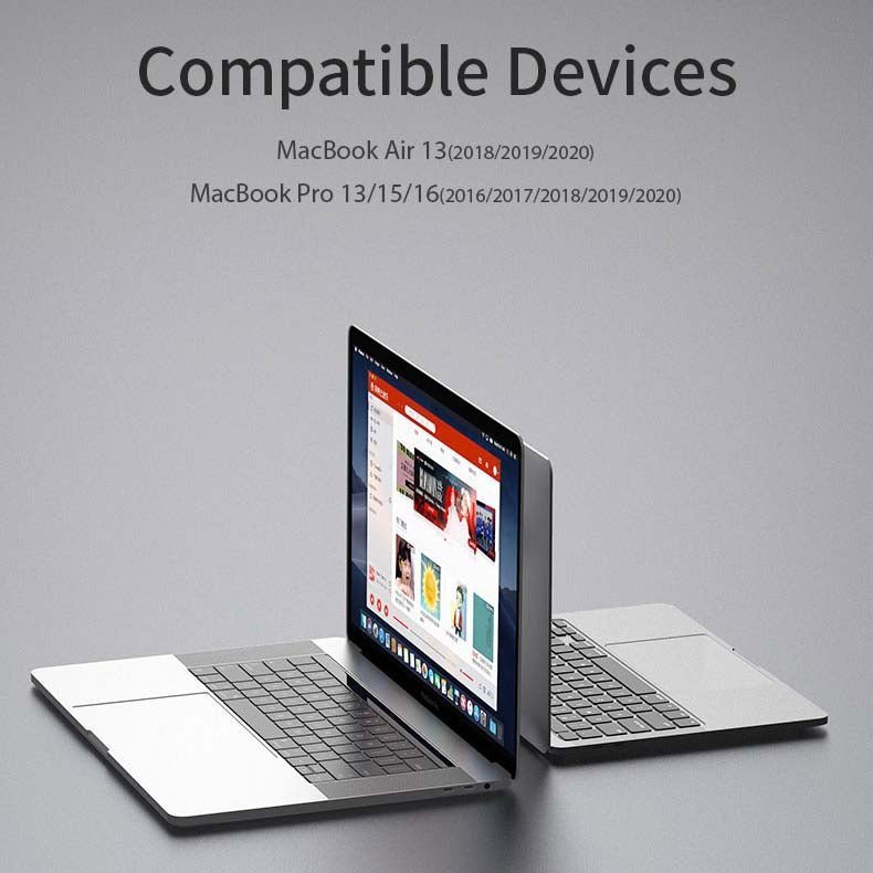 VOKAMO 5 In 1 USB C Hub Adapter for MacBook Pro Adapter Designed For MacBook Air 13 MacBook Pro 13 16 - VOKAMO