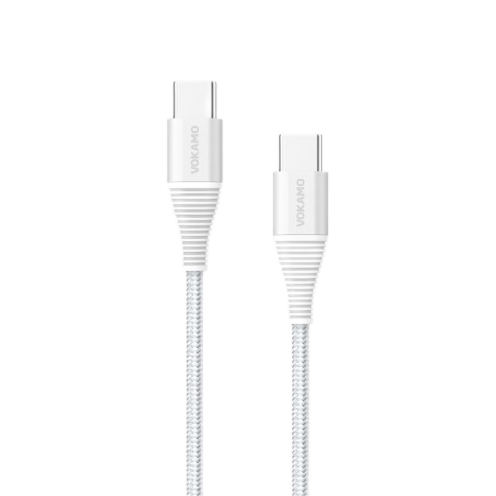 VOKAMO 60W Braided USB - C to USB - C Fast Charging Cable - VOKAMO