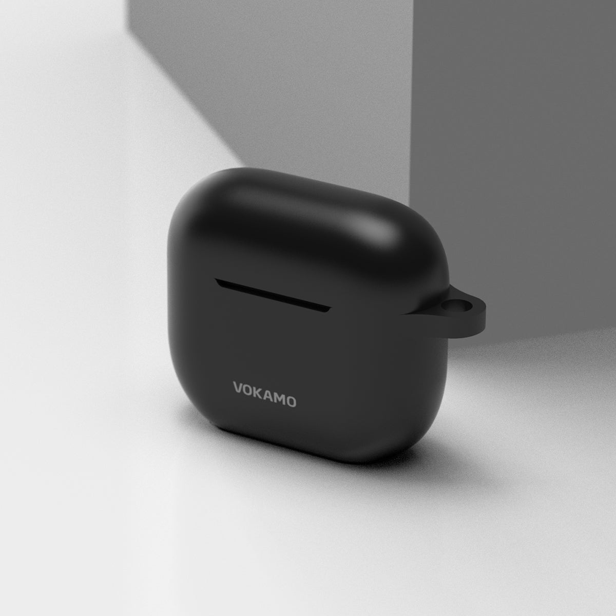 VOKAMO AirPods 3 Case Cover, Silicone AirPods Case with Keychain Compatible with Apple AirPod 3rd Generation 2021 - VOKAMO