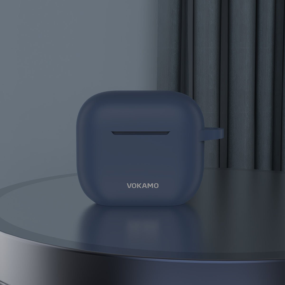 VOKAMO AirPods 3 Case Cover, Silicone AirPods Case with Keychain Compatible with Apple AirPod 3rd Generation 2021 - VOKAMO