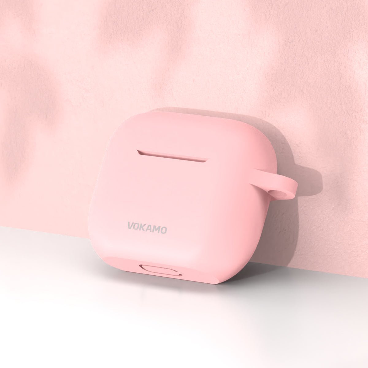 VOKAMO AirPods 3 Case Cover, Silicone AirPods Case with Keychain Compatible with Apple AirPod 3rd Generation 2021 - VOKAMO