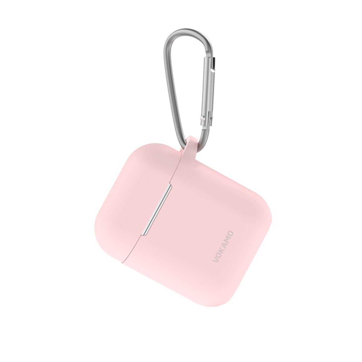 VOKAMO AirPods Case Cover, Soft Silicone Protective Cover with Keychain Compatible with Apple AirPods 2nd 1st Generation Case - VOKAMO