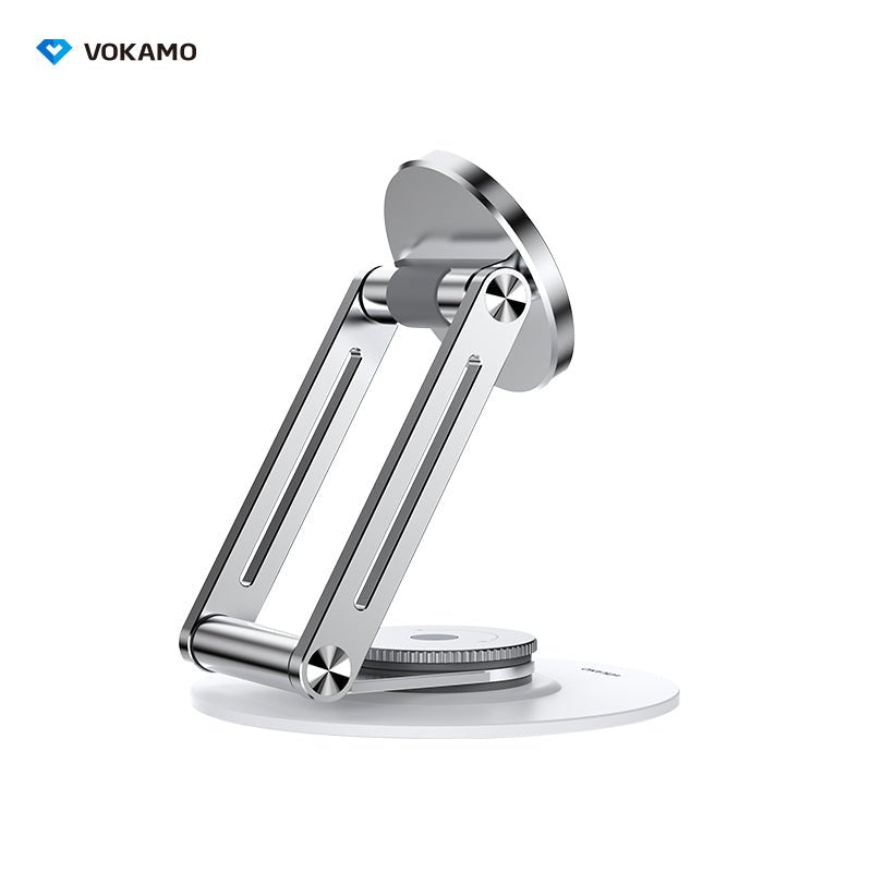 VOKAMO Alloy 360 Rotation Foldable Magnetic Phone Holder For Desk - VOKAMO