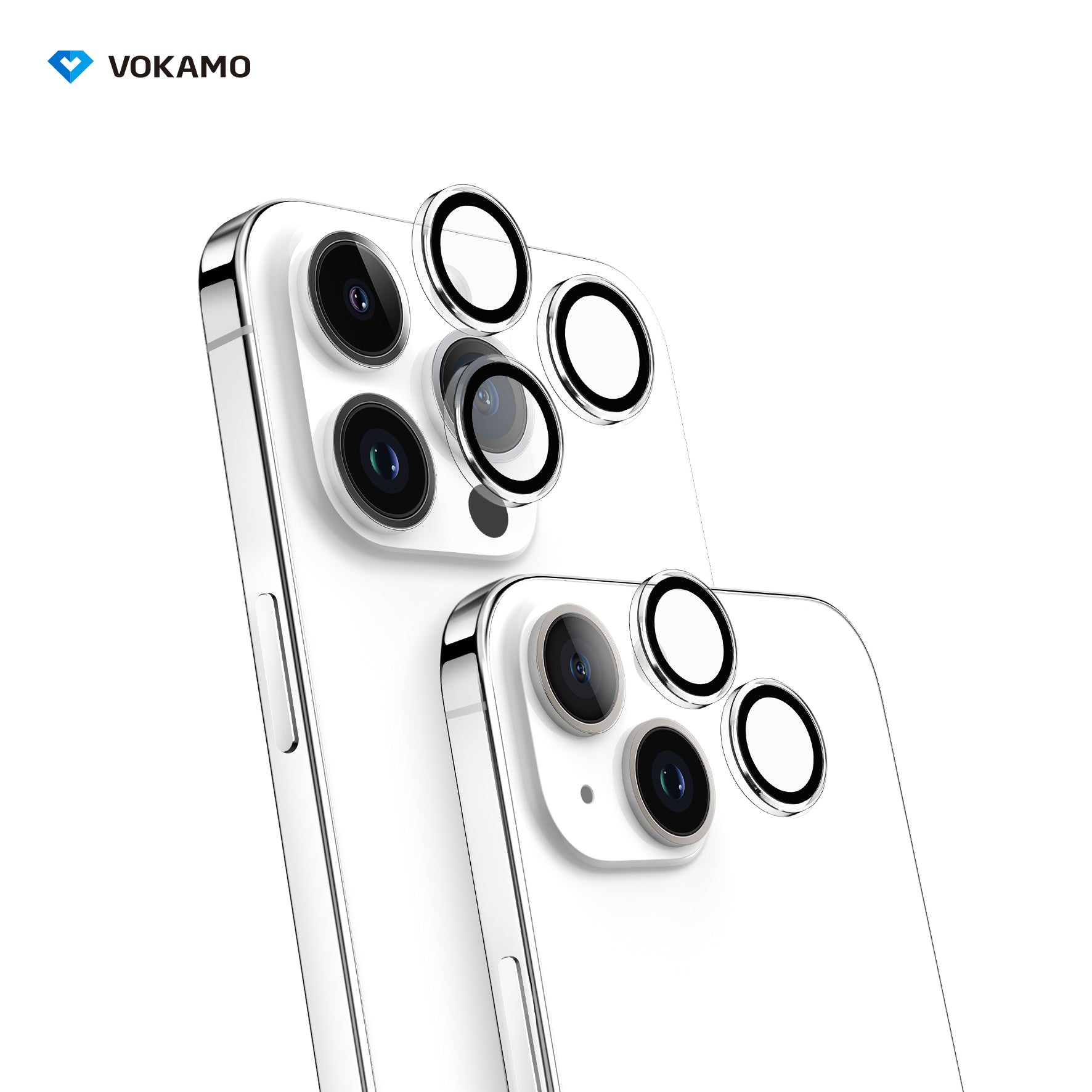 VOKAMO Clear AR Camera Lens Protector For iPhone 15 Pro Max 15 Pro iPhone 15 Plus iPhone 15 - VOKAMO