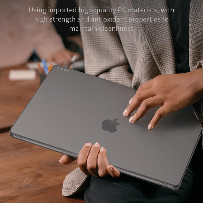 VOKAMO Frosted Hard PC Stand Shell Case Cover For Macbook Air 13 M2 15 - VOKAMO