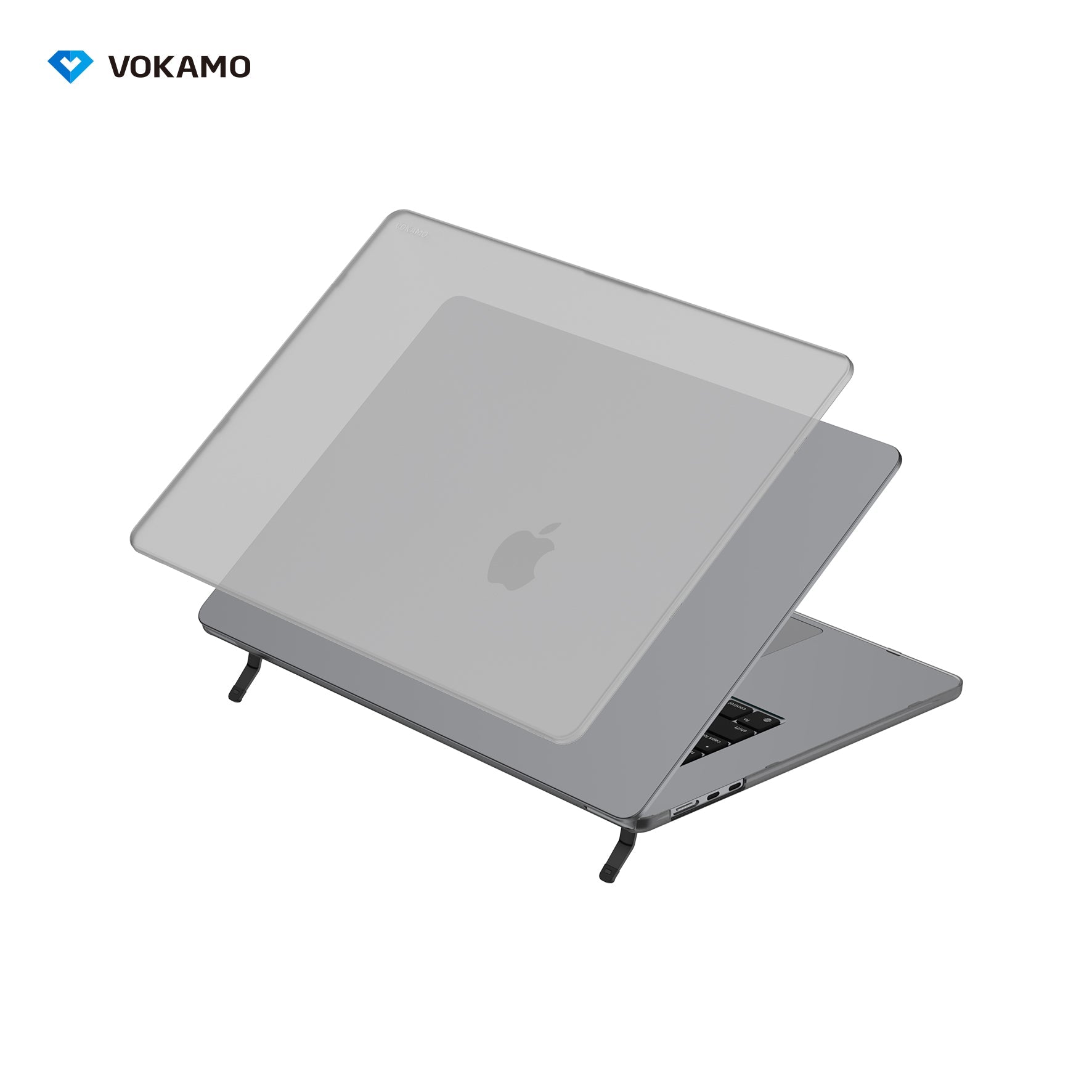 VOKAMO Frosted Hard PC Stand Shell Case Cover For Macbook Air 13 M2 15 - VOKAMO