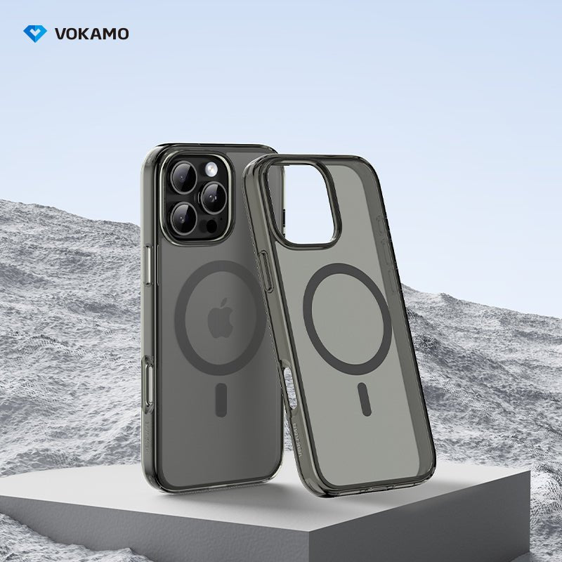 VOKAMO Frosted iPhone 16 Pro Max Case with MagSafe,Hybrid Case for iPhone 16 Series - VOKAMO