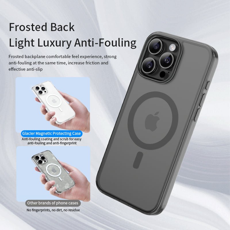 VOKAMO Frosted iPhone 16 Pro Max Case with MagSafe,Hybrid Case for iPhone 16 Series - VOKAMO