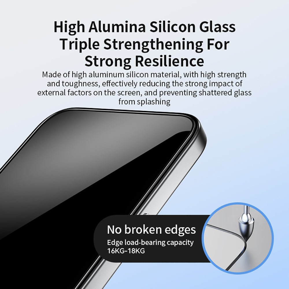 VOKAMO High - Definition Glass Screen Protector For iPhone 16 Clear HD Tempered Glass For iPhone 16 Pro Max - VOKAMO