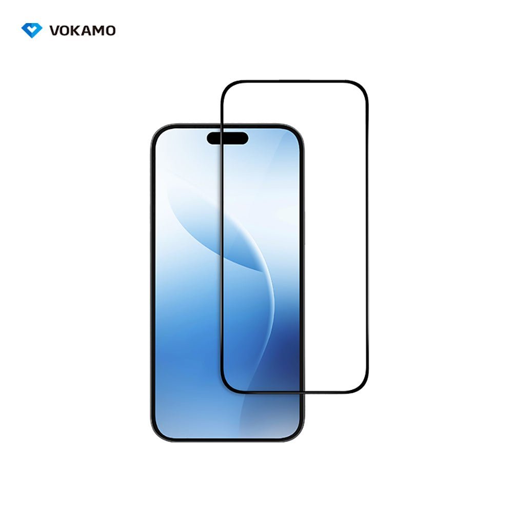 VOKAMO High - Definition Glass Screen Protector For iPhone 16 Clear HD Tempered Glass For iPhone 16 Pro Max - VOKAMO