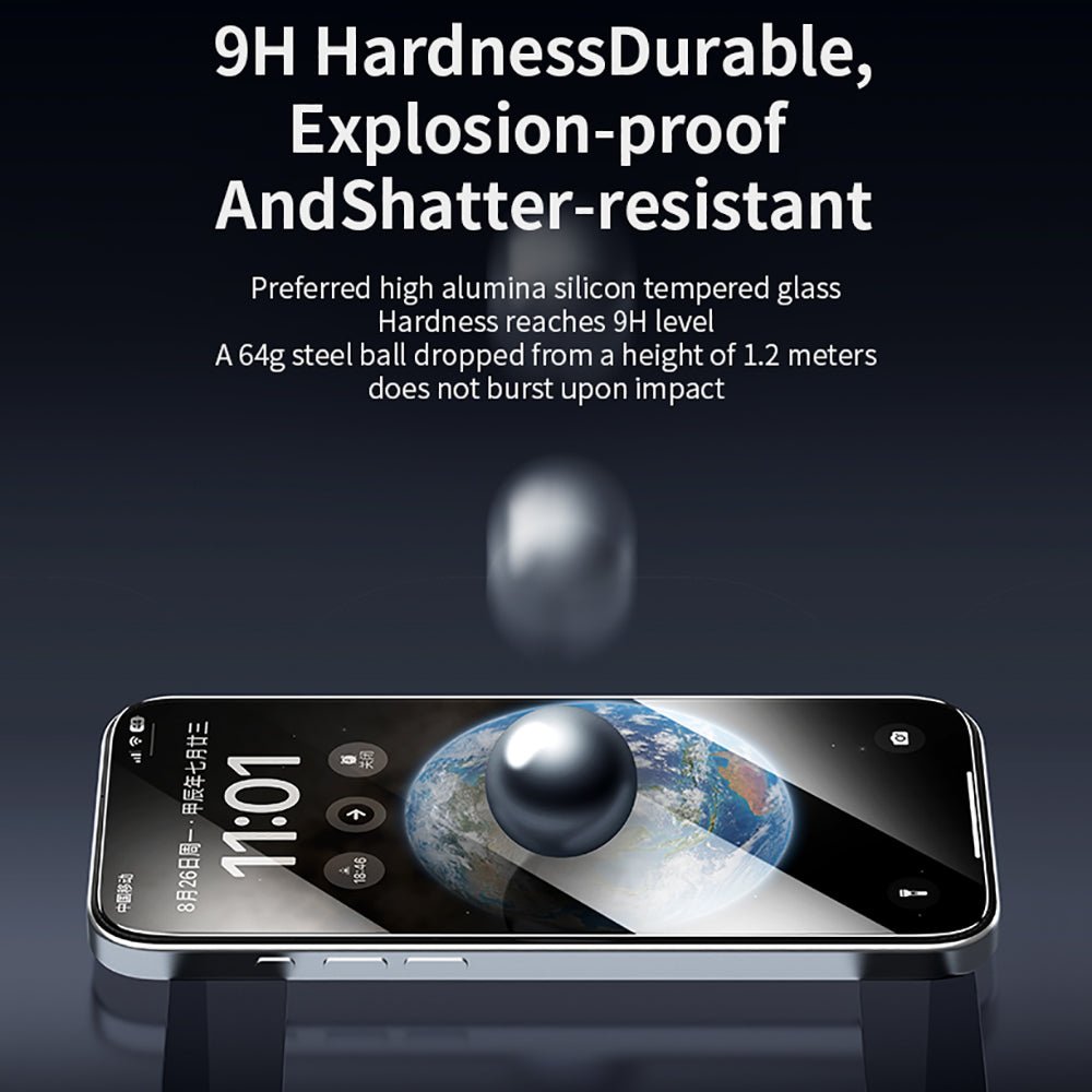 VOKAMO High - Definition Glass Screen Protector For iPhone 16 Clear HD Tempered Glass For iPhone 16 Pro Max - VOKAMO