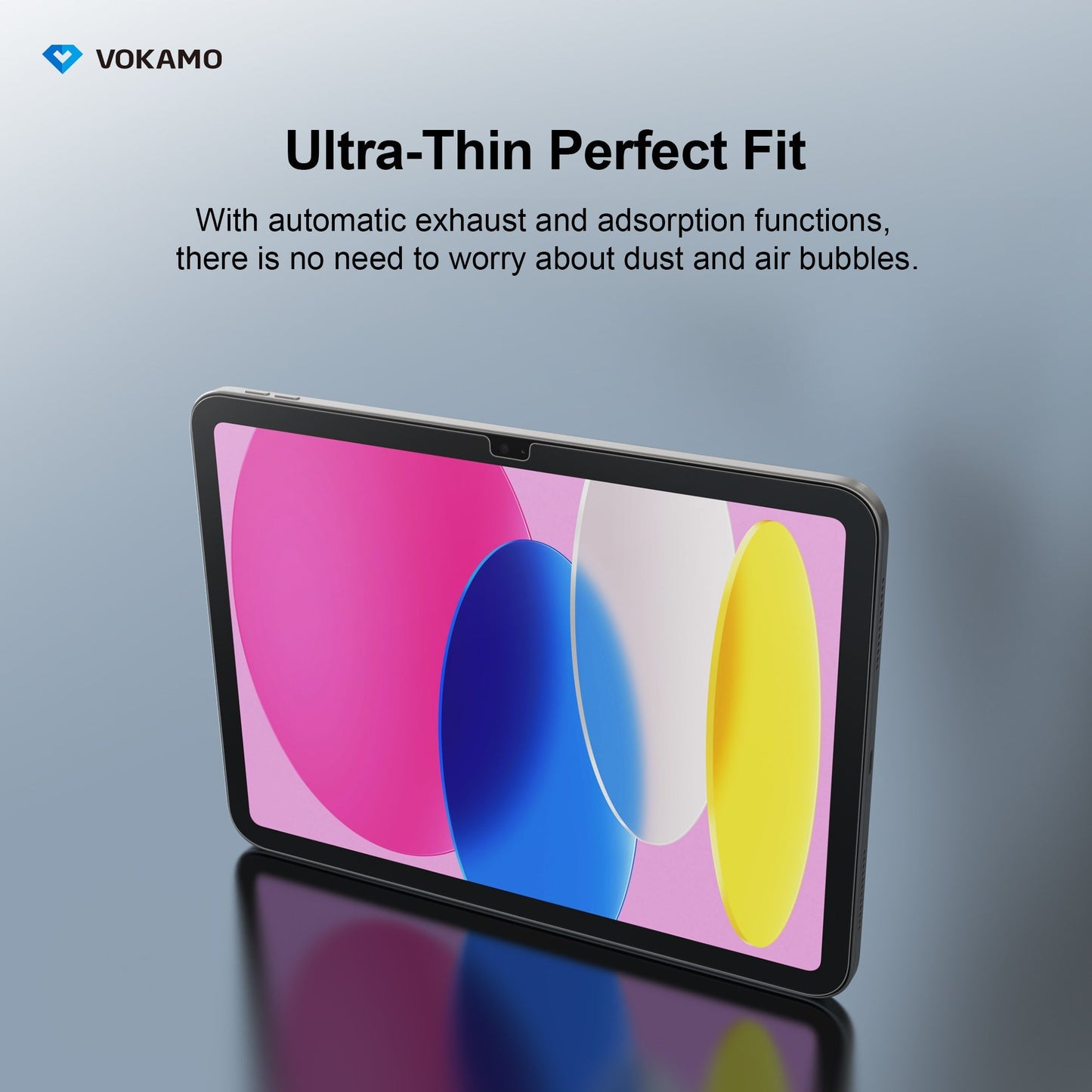 VOKAMO iPad 10.9"Paper Feel Screen Protector for iPad 10.9" 2022,Write and Draw Like on Paper - VOKAMO