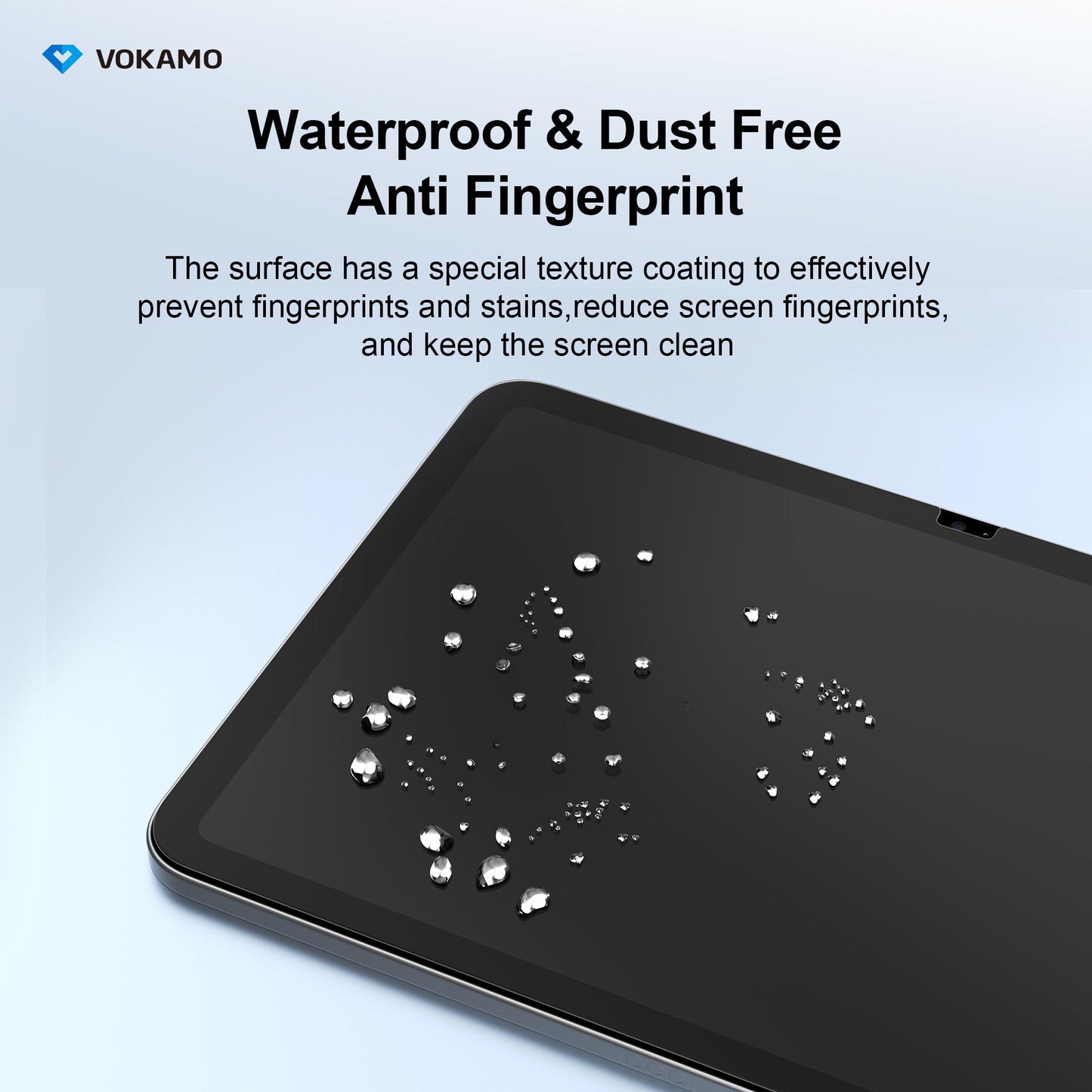 VOKAMO iPad 10.9"Paper Feel Screen Protector for iPad 10.9" 2022,Write and Draw Like on Paper - VOKAMO