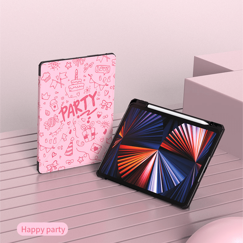 VOKAMO iPad Stand Case for iPad Air 10.9" (2022/2020) iPad Air 5th/4th Cover Case with Pencil Holder - VOKAMO