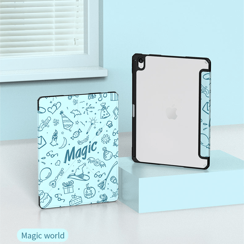 VOKAMO iPad Stand Case for iPad Air 10.9" (2022/2020) iPad Air 5th/4th Cover Case with Pencil Holder - VOKAMO