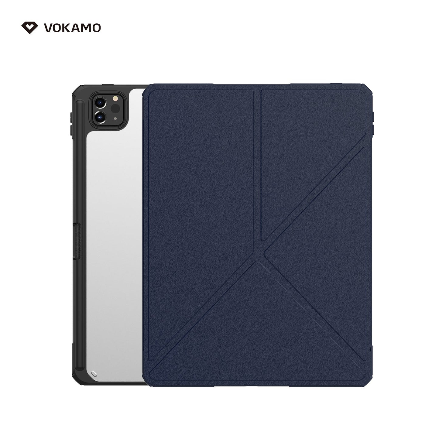 VOKAMO iPad Stand Case for iPad Pro 12.9" (2021/2022),iPad Pro 11''(2021/2020) Protective Case Cover - VOKAMO