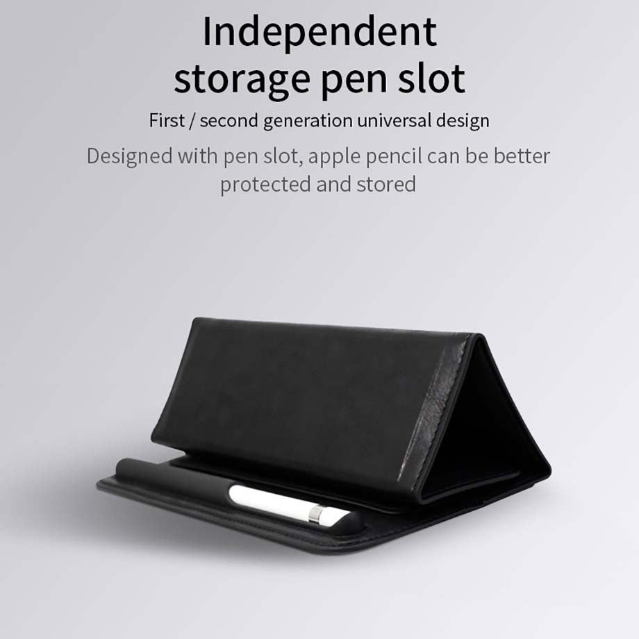 VOKAMO iPad Stand Sleeve Case,PU Leather Slim Bag Cover with Stand Feature for iPad 9.7 - 11 Inches - VOKAMO