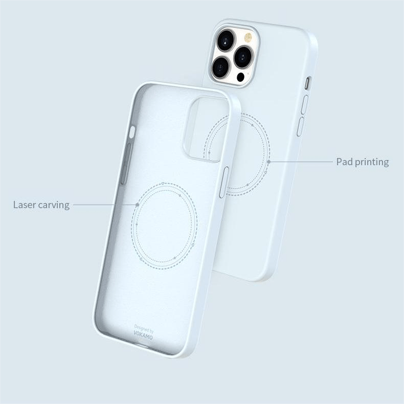 VOKAMO iPhone 13 Silicone Case with MagSafe, Soft Cover Case for iPhone 13 Pro Max/13/13 Pro - VOKAMO