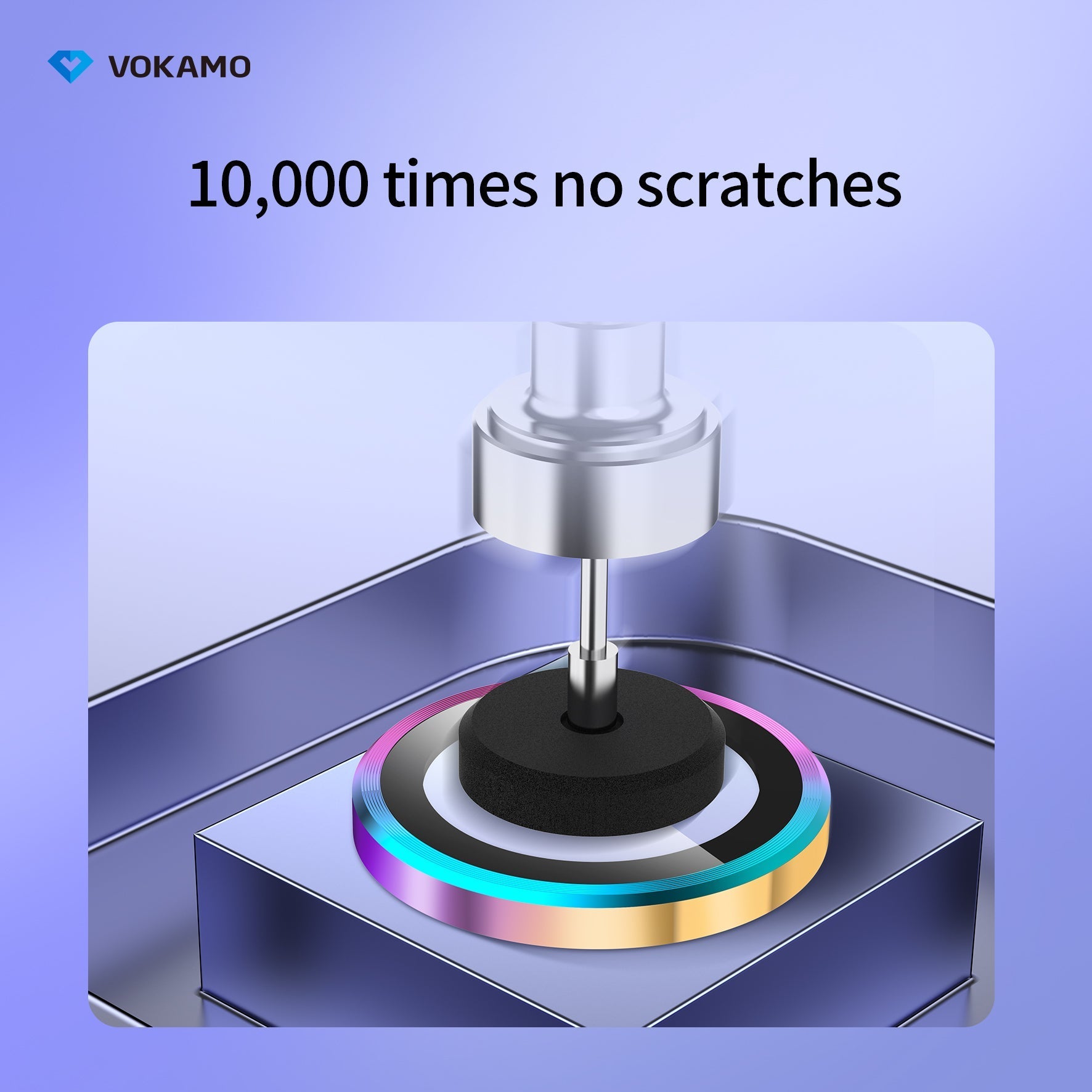 VOKAMO iPhone 15 Camera Lens Protector HD Clarity,Alloy Anti - scratch Lens Enhancer for iPhone 15 Pro Max/15 Pro/15/15 Plus - VOKAMO