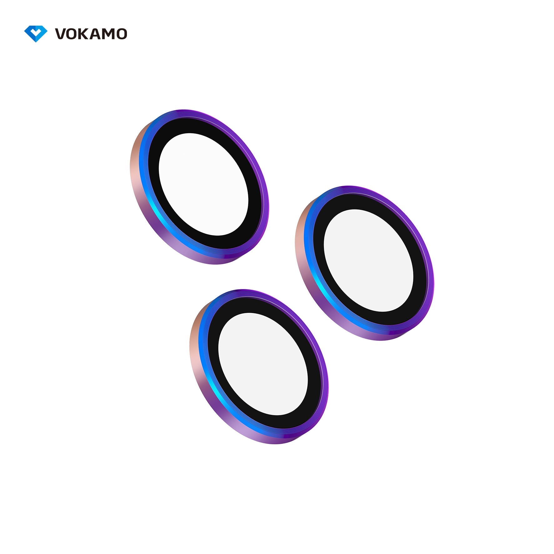 VOKAMO iPhone 15 Camera Lens Protector HD Clarity,Alloy Anti - scratch Lens Enhancer for iPhone 15 Pro Max/15 Pro/15/15 Plus - VOKAMO