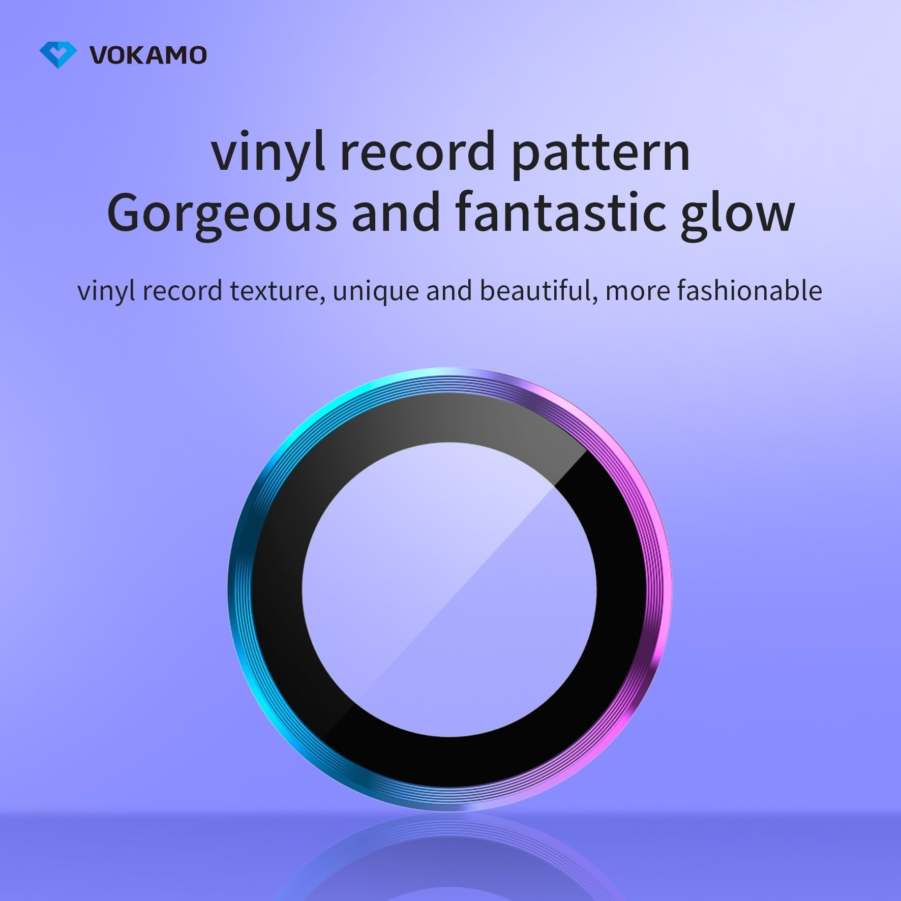 VOKAMO iPhone 15 Camera Lens Protector HD Clarity,Alloy Anti - scratch Lens Enhancer for iPhone 15 Pro Max/15 Pro/15/15 Plus - VOKAMO