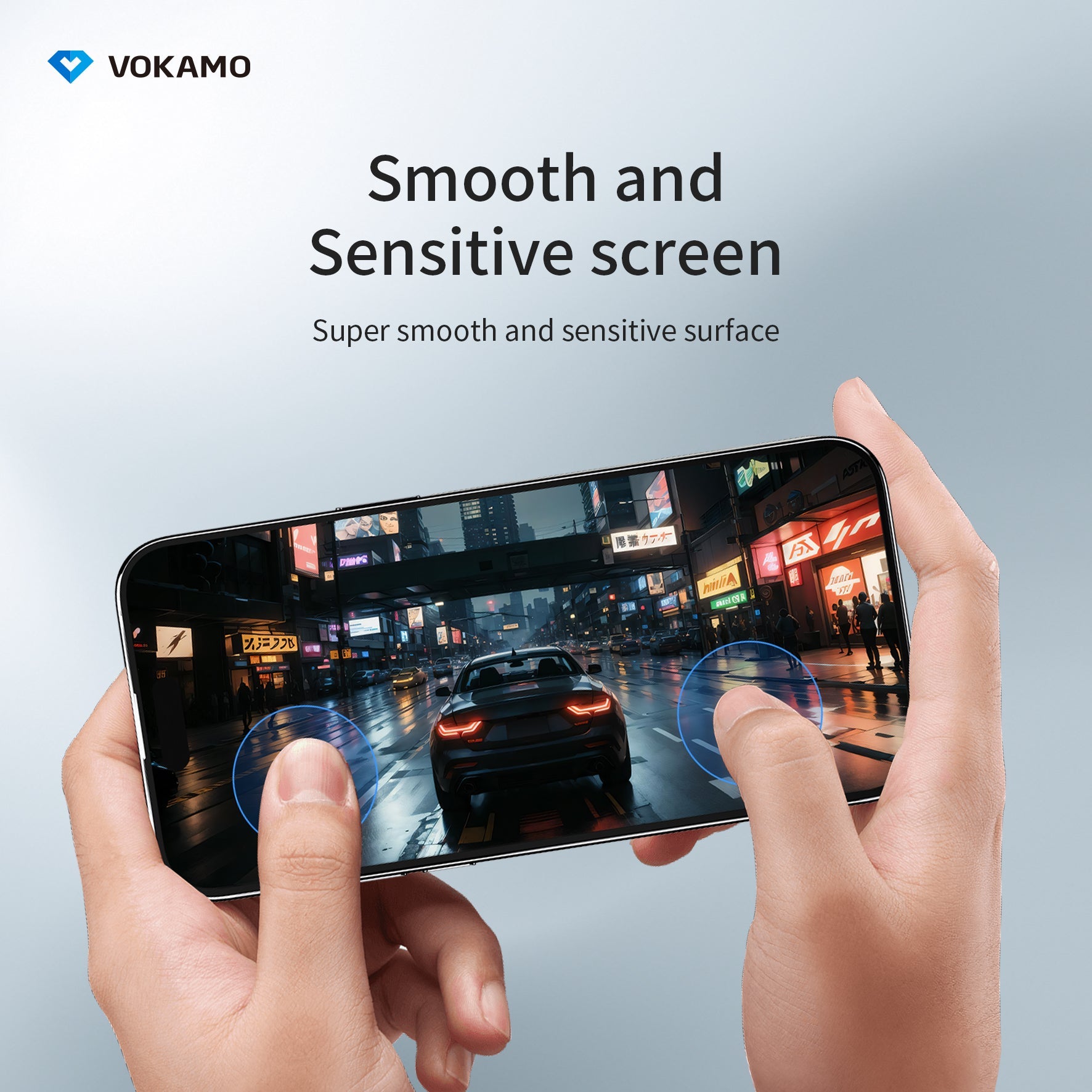 VOKAMO iPhone 15 HD Tempered Glass For iPhone 15 Pro Max/15/15 Plus/15 - VOKAMO